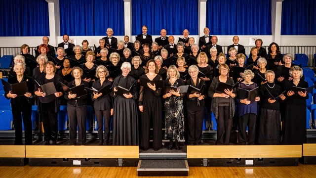 Wincanton Choral Society in the King Arthur's School Performance Enhancement Centre