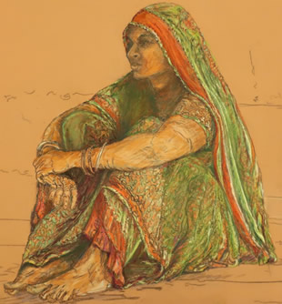 Gujarati Girl by Julie Jenkins