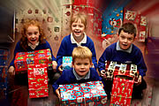 Wincanton Primary Pupils Pack Gifts for Children