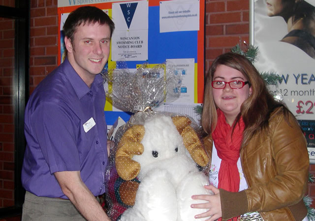 The Second Prize of a Giant Reindeer was won by Gabrielle Larcombe-Hill (13)