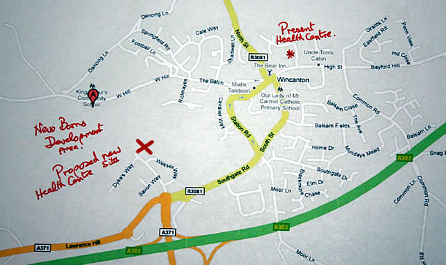 Wincanton Town Map