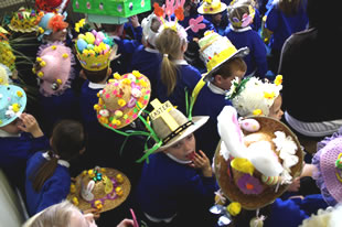 Easter Bonnets on Display
