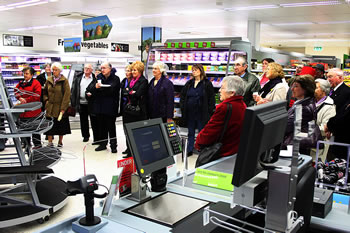 Witnesses at the Co-op opening
