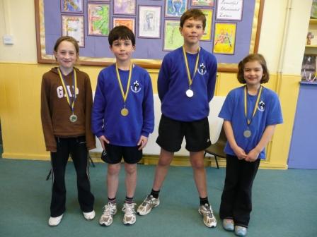 Horsington Primary School Cross Country Winners