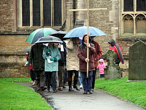 March of witness, in the rain