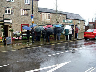 March of witness, in the rain