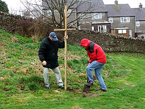 Planting the cross