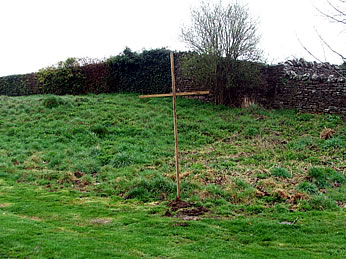 Empty cross