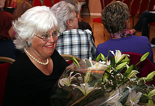 Flowers for Finn Kennedy who now returns to her new home in France