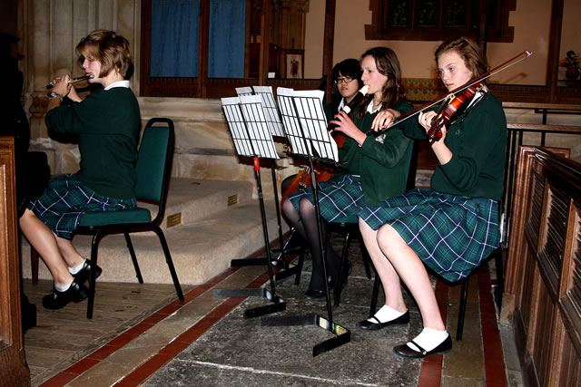 The school's Baroque Group perform Lascia Ch'io Pianga