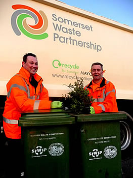 Somerset Waste Partnership garden waste collectors