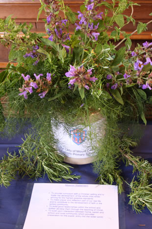 Herbs from Mount Carmel School