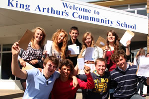 Results day at King Arthur's