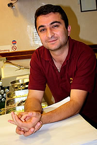 Mesut Sen, owner of Wincanton Pizza House