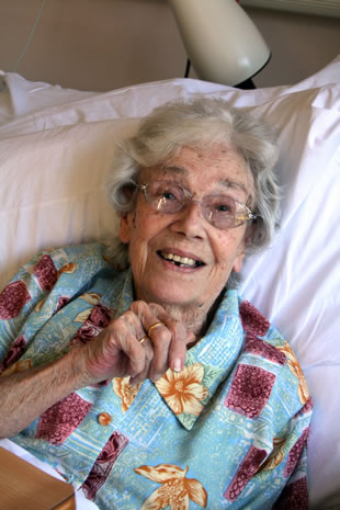 Edna Swallow has been in hospital for some time