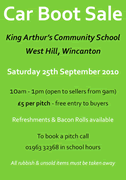 Friends of King Arthur's Car Boot Sale