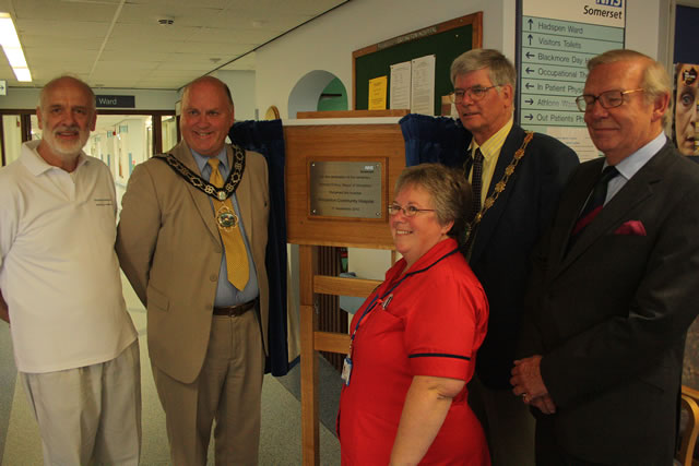 Unveiling of the plaque
