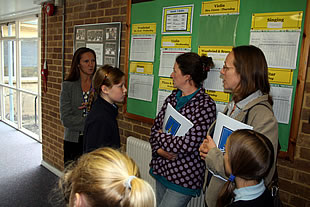 Parents with Mrs. Wilkes