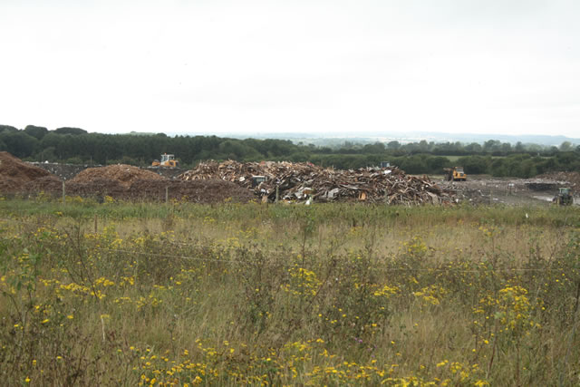 The contrasting view of the refuse site
