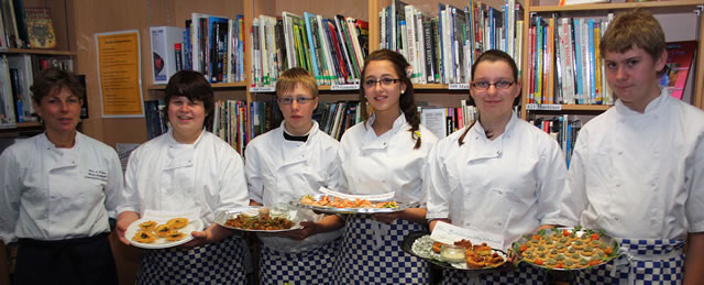 Hospitality and Catering GCSE group