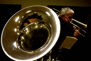 A large wind instrument