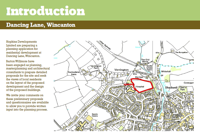 Dancing Lane development proposal introduction