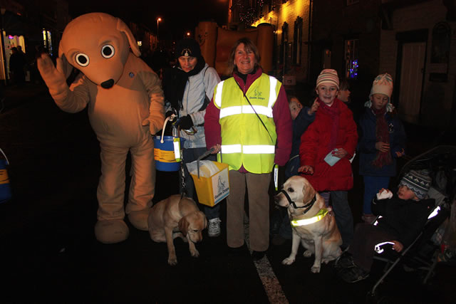 Christine Dead and her Guide Dogs for the Blind team