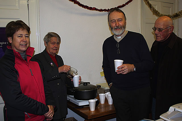 Mulled wine at the parish office