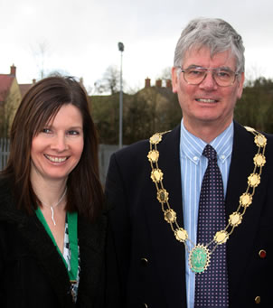 Mayor Richard D'Arcy with his Daughter Hayley Brewer
