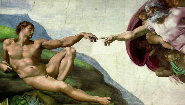Michelangelo's "The Creation of Adam"