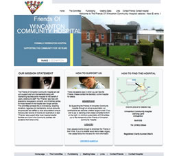 The Friends of Wincanton Community Hospital website, as provided by Maxxed Media