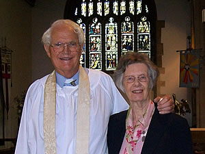 The Reverend Canon Alan Watson and his wife Rosemary
