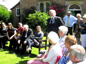 The Museum and History Society President, Frank Foster speaks about Chris's work