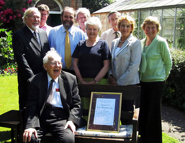 Chris with the committee and David Heath MP