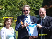 Wincanton & Area Parkinson's Group Chairman Steve Beech Recognised