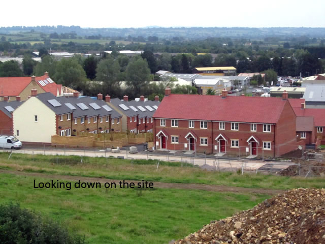 Looking down from near West Hill