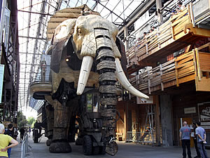 The Mechanical Elephant in the city of Nantes