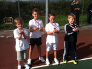 Mini Tennis Teams Have Fun at Wincanton Tennis Club