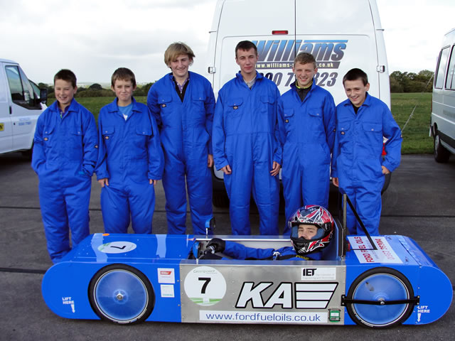 The King Arthur's Greenpower Team