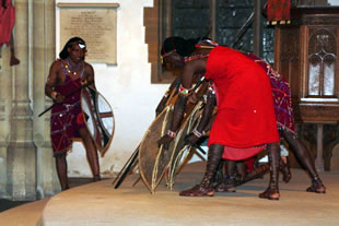 Osigili Warriors and their shields