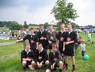 Young Farmers' Tug of War team