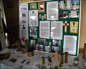 Exhibition of artefacts