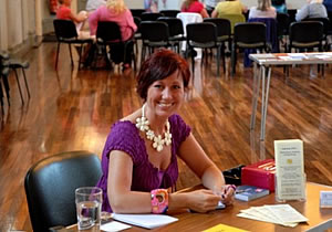 Liz Josey on reception at a Positive Living meeting
