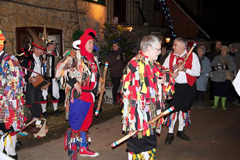 And now the Wyvern Jubilee Morris Men dancing from the front