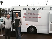 BBC Somerset Bus Visits Wincanton