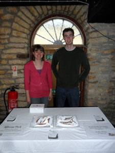 Two unsuspecting stall holders, caught in the moment.