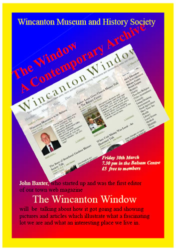 Poster - The Wincanton Window: A Contemporary Archive