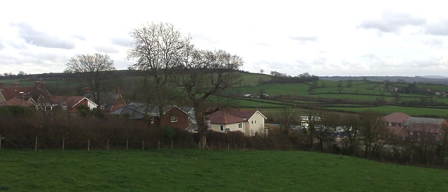 Another angle over the Blackmore Vale from the top of Wincanton