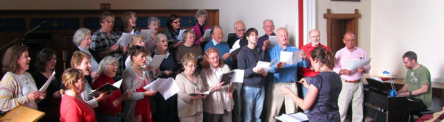 The full choir