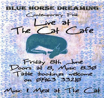 Blue Horse Dreaming, live at The Cat Cafe